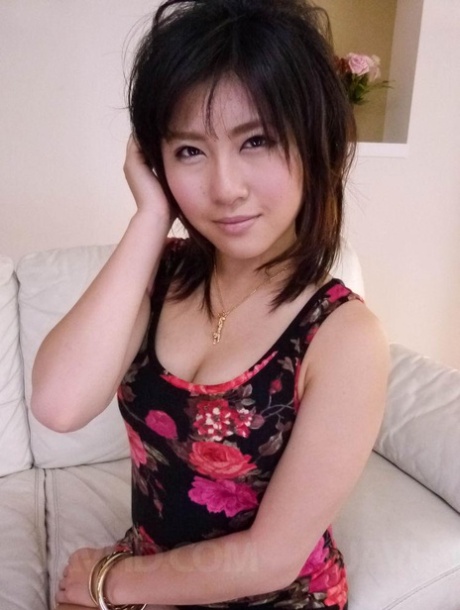 Japanese girl Kyouka Mizusawa is stripped naked before sex with her man friend 68521763