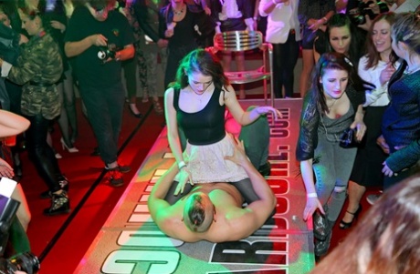 Ladies night gets wild and crazy with the women having sex with male strippers 56043536
