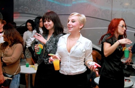Clothed females get drunk at a party and do nasty things with male strippers 36773864